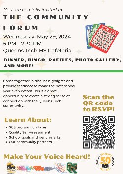 Queens Tech/Sunnyside Community Services Community Forum